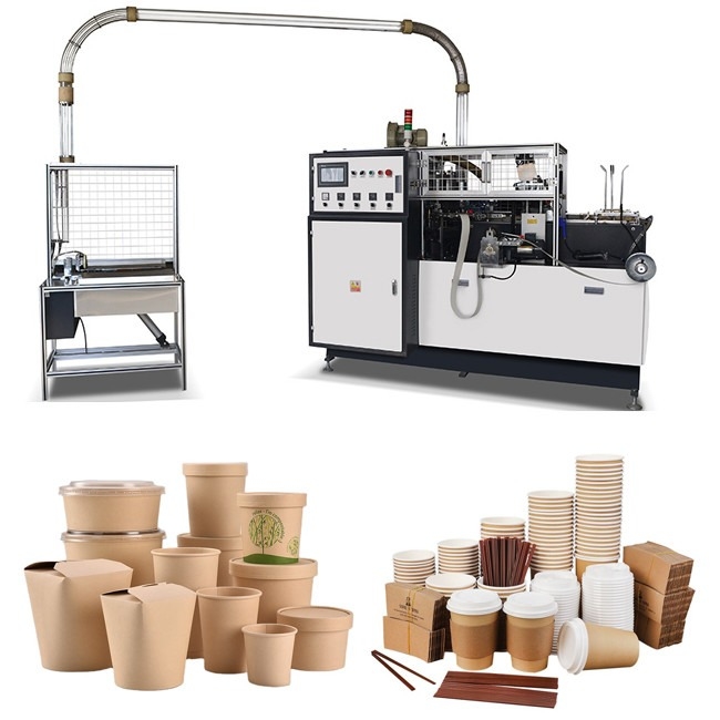 Open Cam One Plate Ultrasonic Disposable Paper Cup Forming Machine